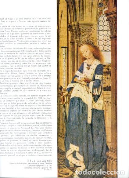Otros art&iacute;culos de coleccionismo en papel: LAMINA V53005: La Virgen, san Miguel y santa Catalina, triptico por Van Eyck. Detalle
