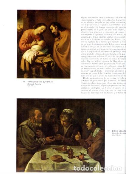 Otros art&iacute;culos de coleccionismo en papel: LAMINA V53045: Sagrada Familia por Zurbaran y Comida con picaros por Velazquez