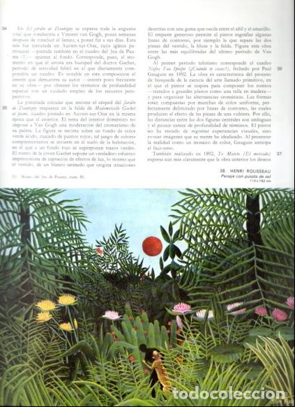 Otros art&iacute;culos de coleccionismo en papel: LAMINA V53063: Paisaje con puesta de sol por Henri Rousseau