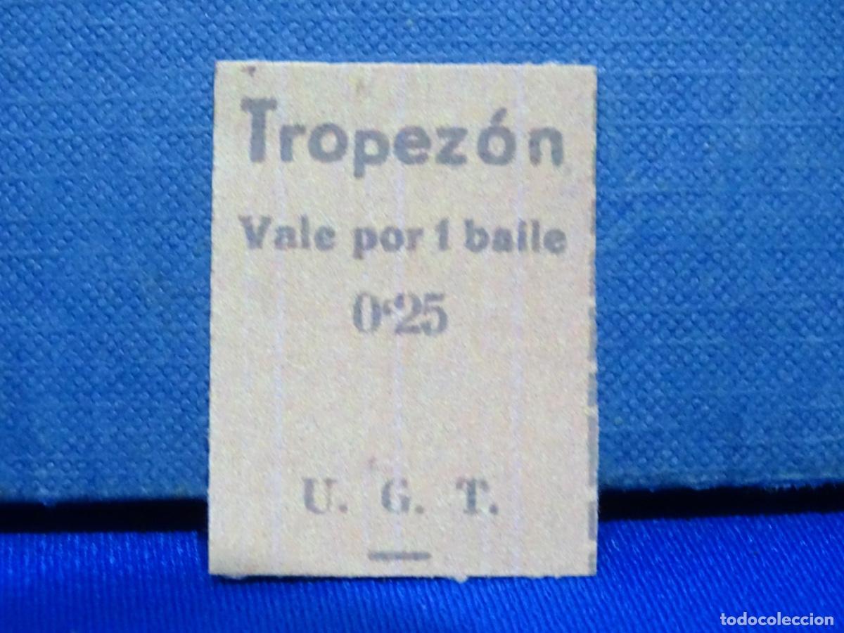Otros Art&iacute;culos de Coleccionismo en Papel: TIQUET LA ZAIDA U. G. T. MUY RARO! VALE POR UN BAILE. UNI&Oacute;N GENERAL DE TRABAJADORES. GUERRA CIVIL.