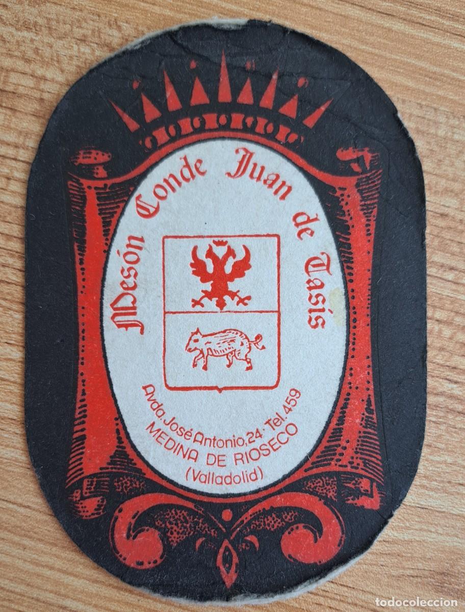 Otros Art&iacute;culos de Coleccionismo en Papel: Posavasos Mes&oacute;n Conde Juan de Tas&iacute;s - Valladolid