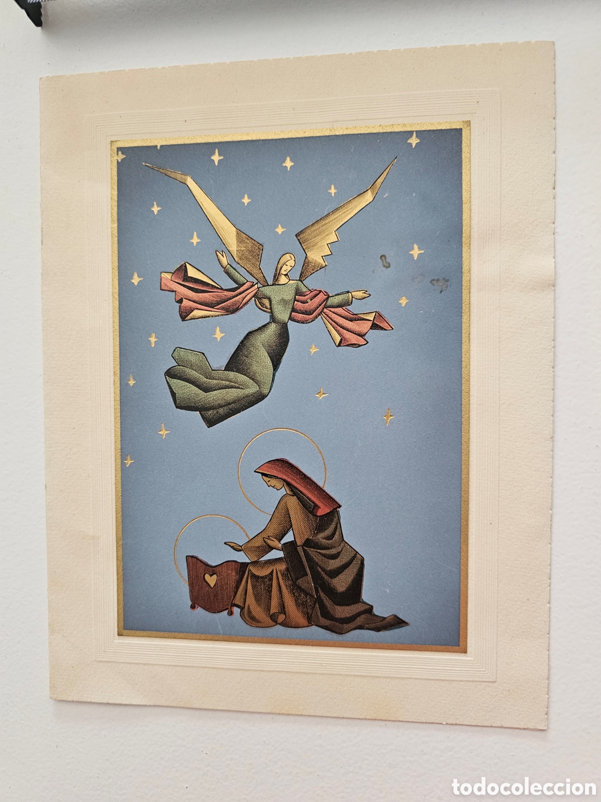 Otros Art&iacute;culos de Coleccionismo en Papel: Tarjeta de felicitaci&oacute;n de Navidad Tintes y aprestos Enrique Casanovas Argelaguet S.A 1961 Sabadell