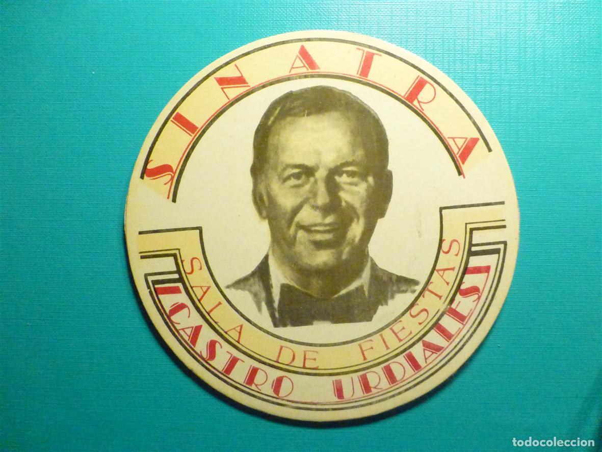 Otros Art&iacute;culos de Coleccionismo en Papel: Posavasos Pub Discoteca - Sinatra - Sala de Fiestas - Castro Urdiales - Cantabria