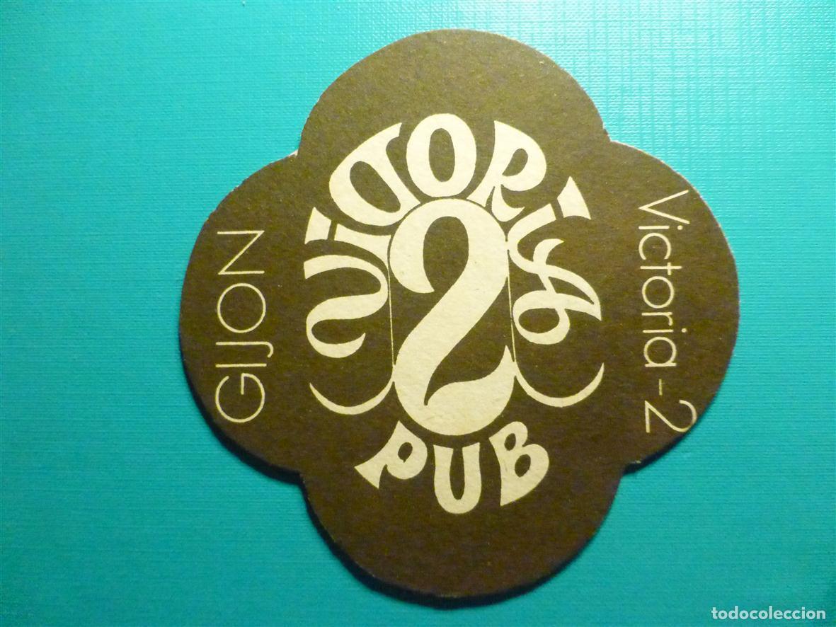 Otros Art&iacute;culos de Coleccionismo en Papel: Posavasos Disco-Bar - Victoria 2 Pub - Gij&oacute;n