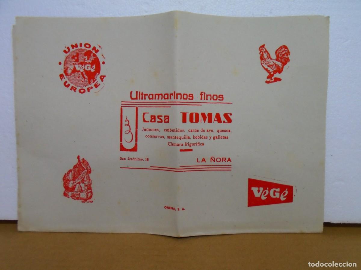 Otros Art&iacute;culos de Coleccionismo en Papel: LA &Ntilde;ORA(MURCIA) ULTRAMARINOS FINOS , ANTIGUO PAPEL TIMBRADO.