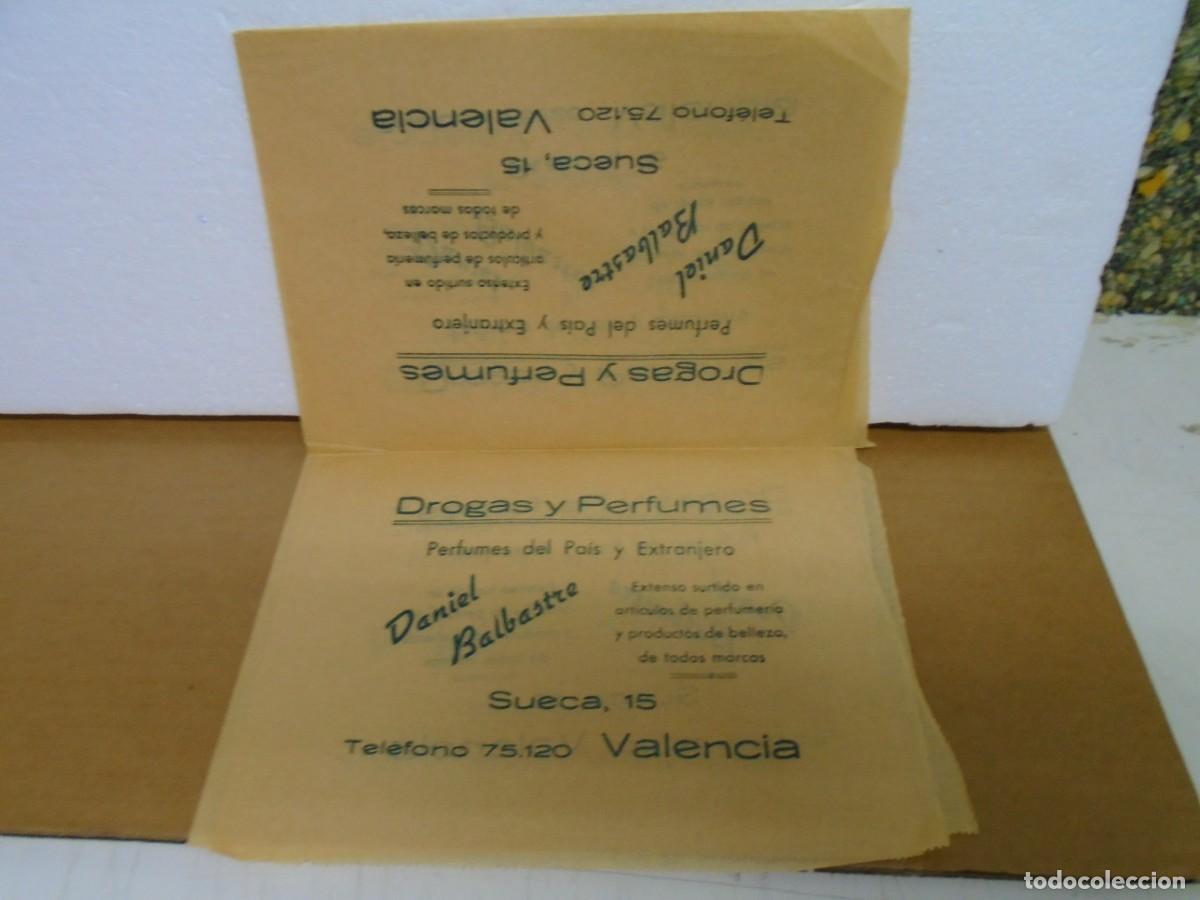 Otros Art&iacute;culos de Coleccionismo en Papel: VALENCIA. DROGAS Y PERFUMES , ANTIGUO PAPEL TIMBRADO.