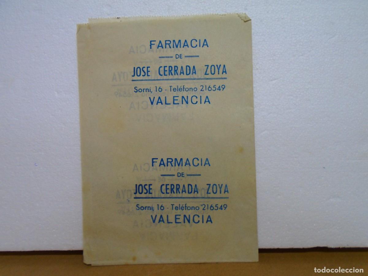 Otros Art&iacute;culos de Coleccionismo en Papel: VALENCIA. FARMACIA DE J.CERRADA ZOYA , ANTIGUO PAPEL TIMBRADO.