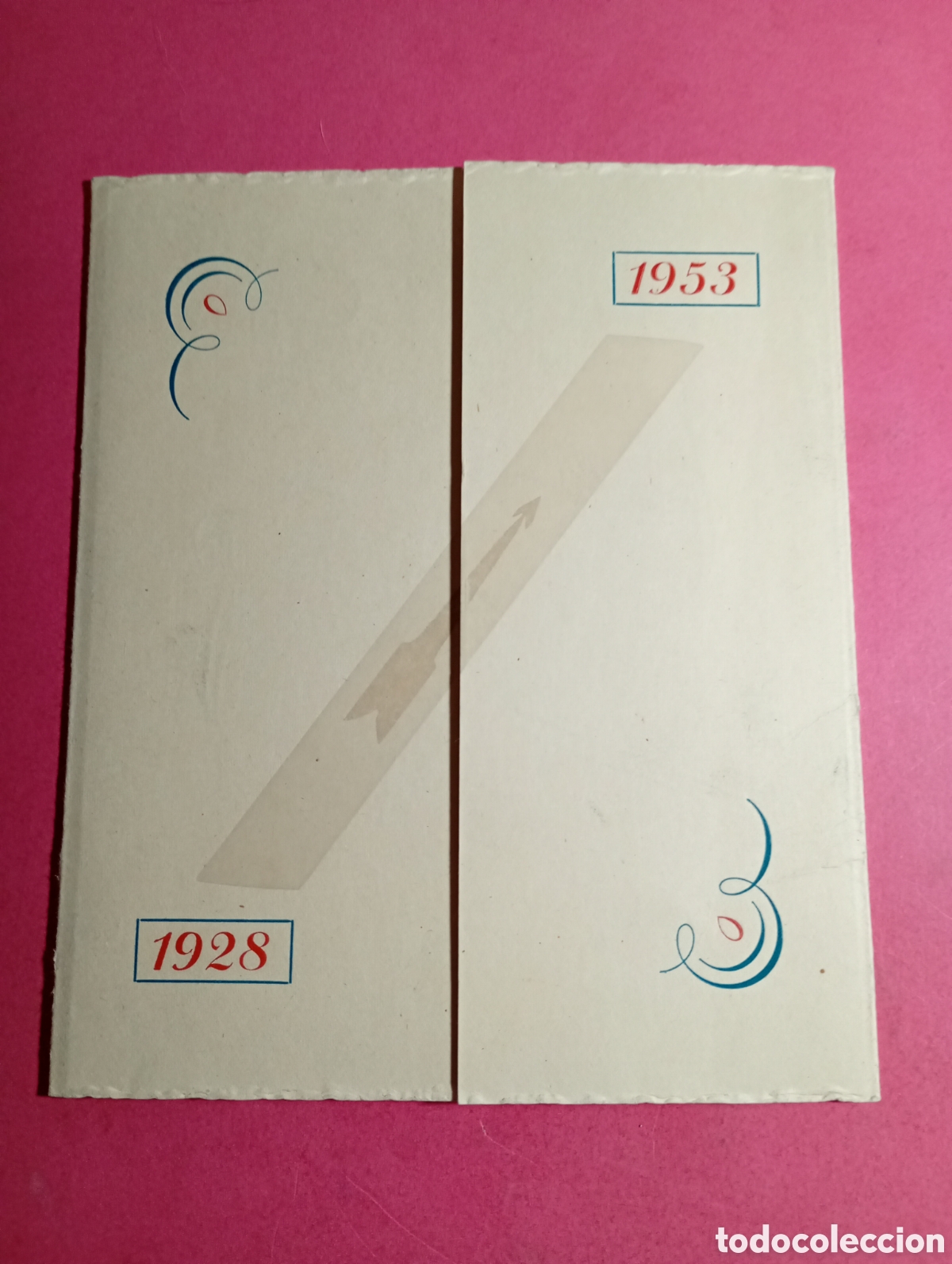Otros Art&iacute;culos de Coleccionismo en Papel: NOCES D&acute;ARGENT 1928 1953 FRANCESC............. CARME.................. A LA PUNTA LES 4 BARRES