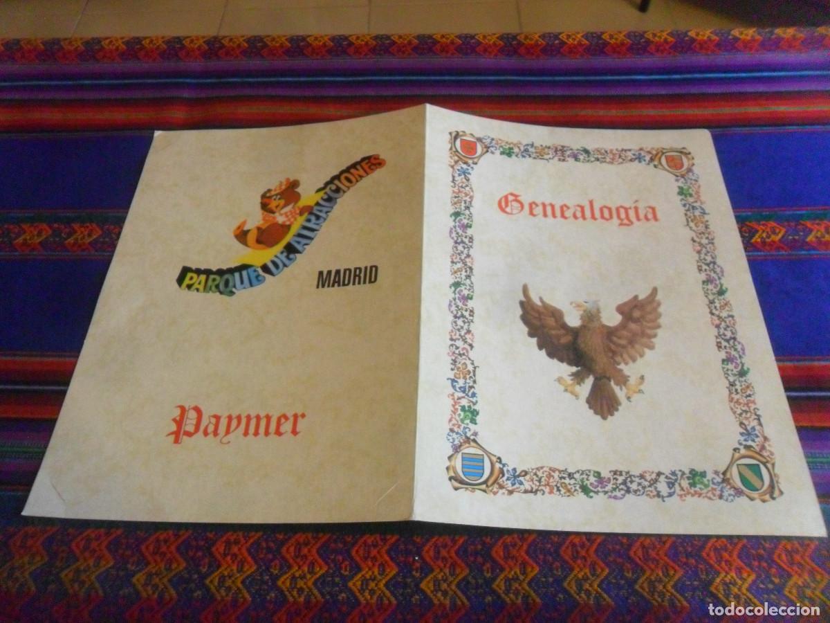 Otros Art&iacute;culos de Coleccionismo en Papel: CARPETA DE GENEALOG&Iacute;A APELLIDO NAVARRETE. PAYMER, PARQUE DE ATRACCIONES DE MADRID A&Ntilde;OS 80. RARA. MBE