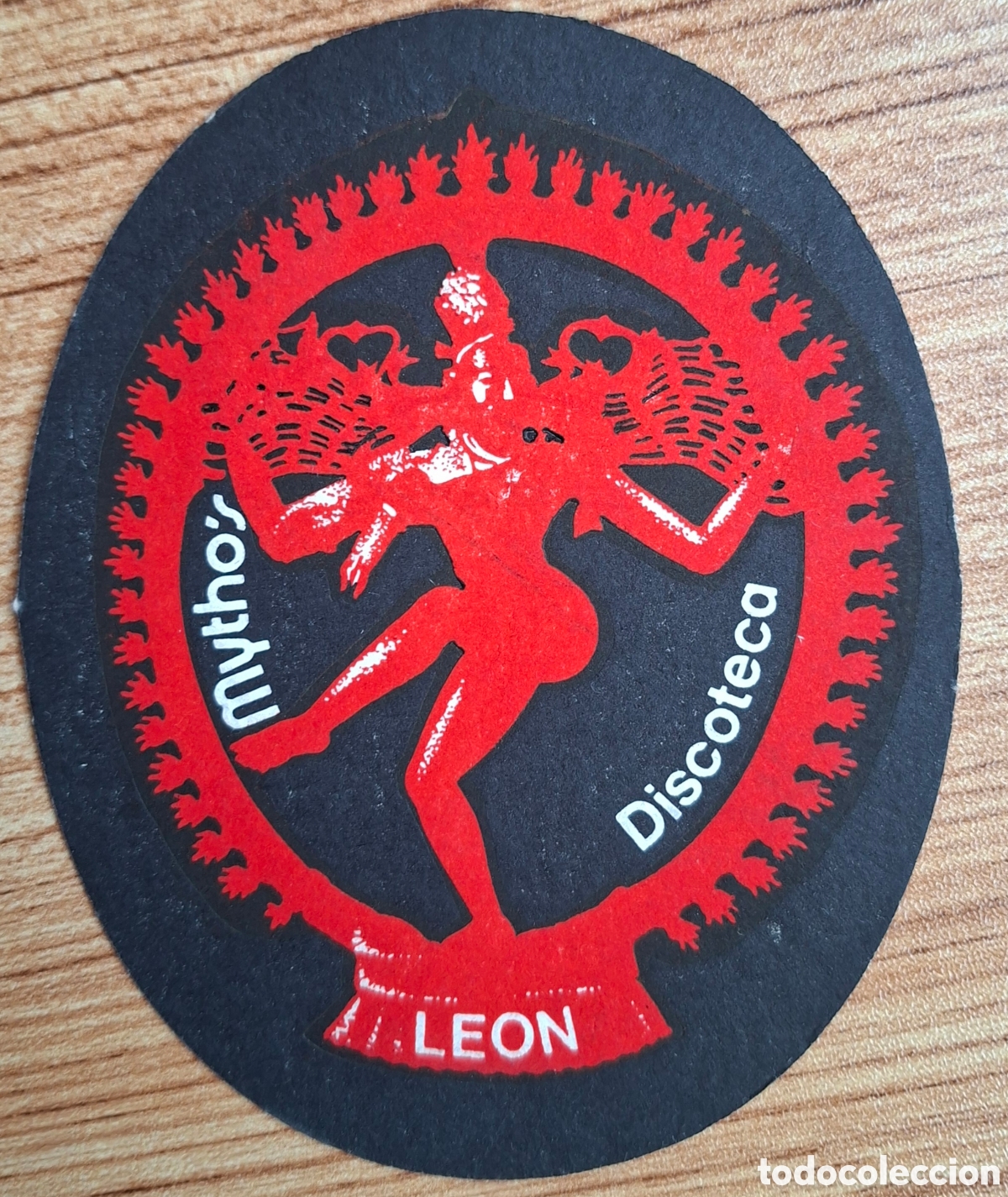 Otros Art&iacute;culos de Coleccionismo en Papel: Posavasos Discoteca Mytho's - Le&oacute;n