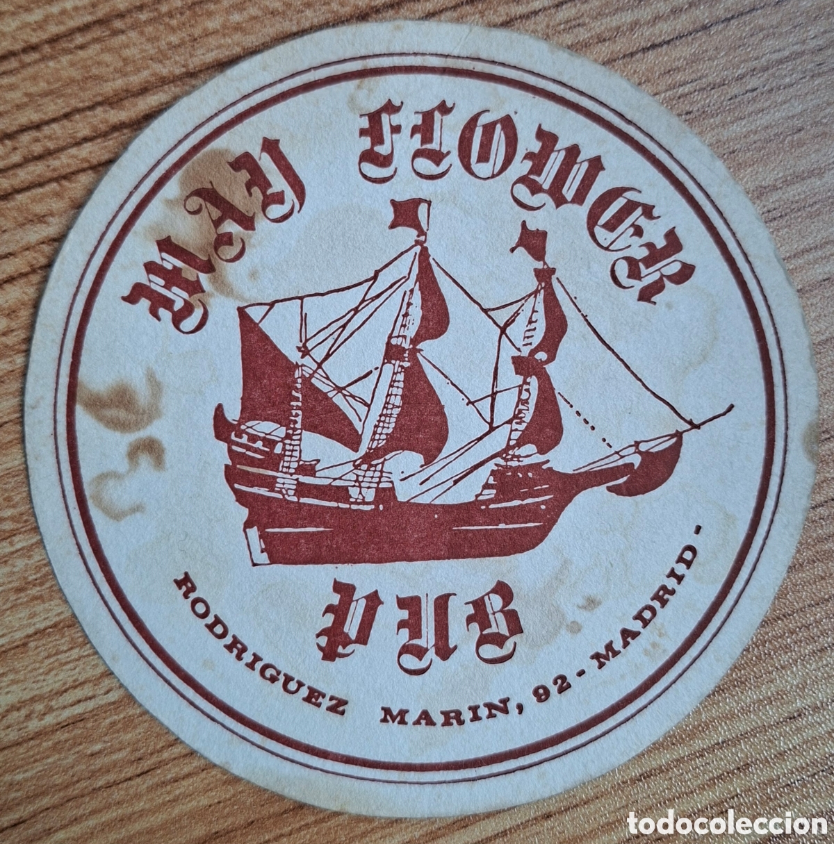 Otros Art&iacute;culos de Coleccionismo en Papel: Posavasos May Flower Pub - Madrid