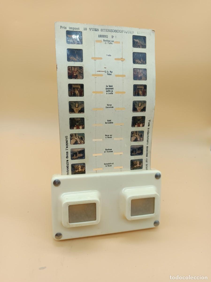 Otros Art&iacute;culos de Coleccionismo en Papel: VISOR STERESCOPICO 3D CON LAMINA DE LOURDES