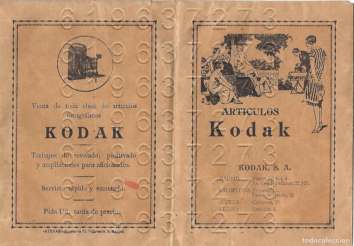 Otros Art&iacute;culos de Coleccionismo en Papel: ARTICULOS KODAK CARPETA PARA FOTOGRAFIAS MUY ANTIGUA EN BUEN ESTADO LA QUE VES 23X16 M17
