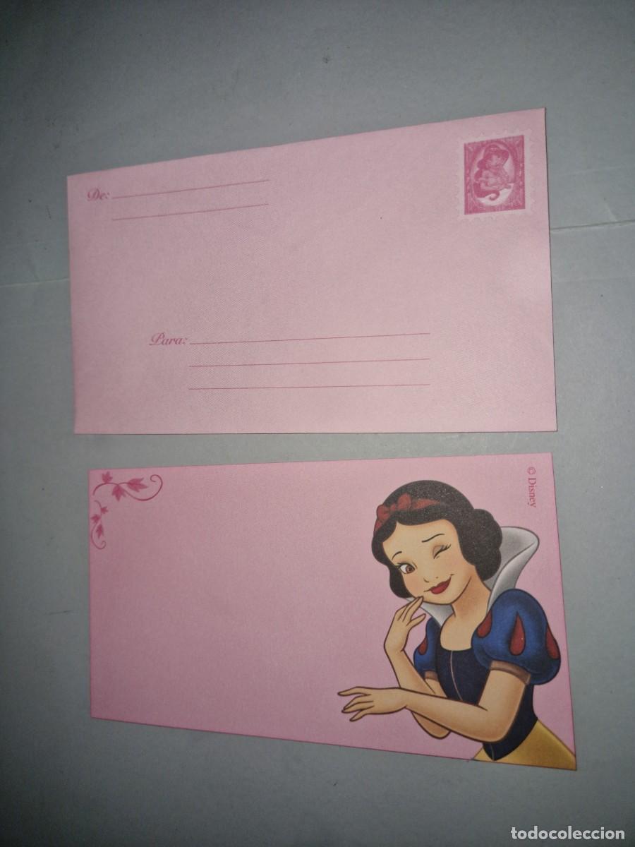 Otros Art&iacute;culos de Coleccionismo en Papel: DISNEY, BLANCANIEVES, SOBRE Y TARJETA