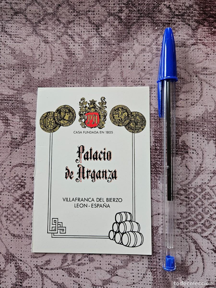 Otros Art&iacute;culos de Coleccionismo en Papel: Antigua Tarjeta Promocional Bodega Palacio De Arganza Para Calificar Sus Vinos Por A&ntilde;adas.