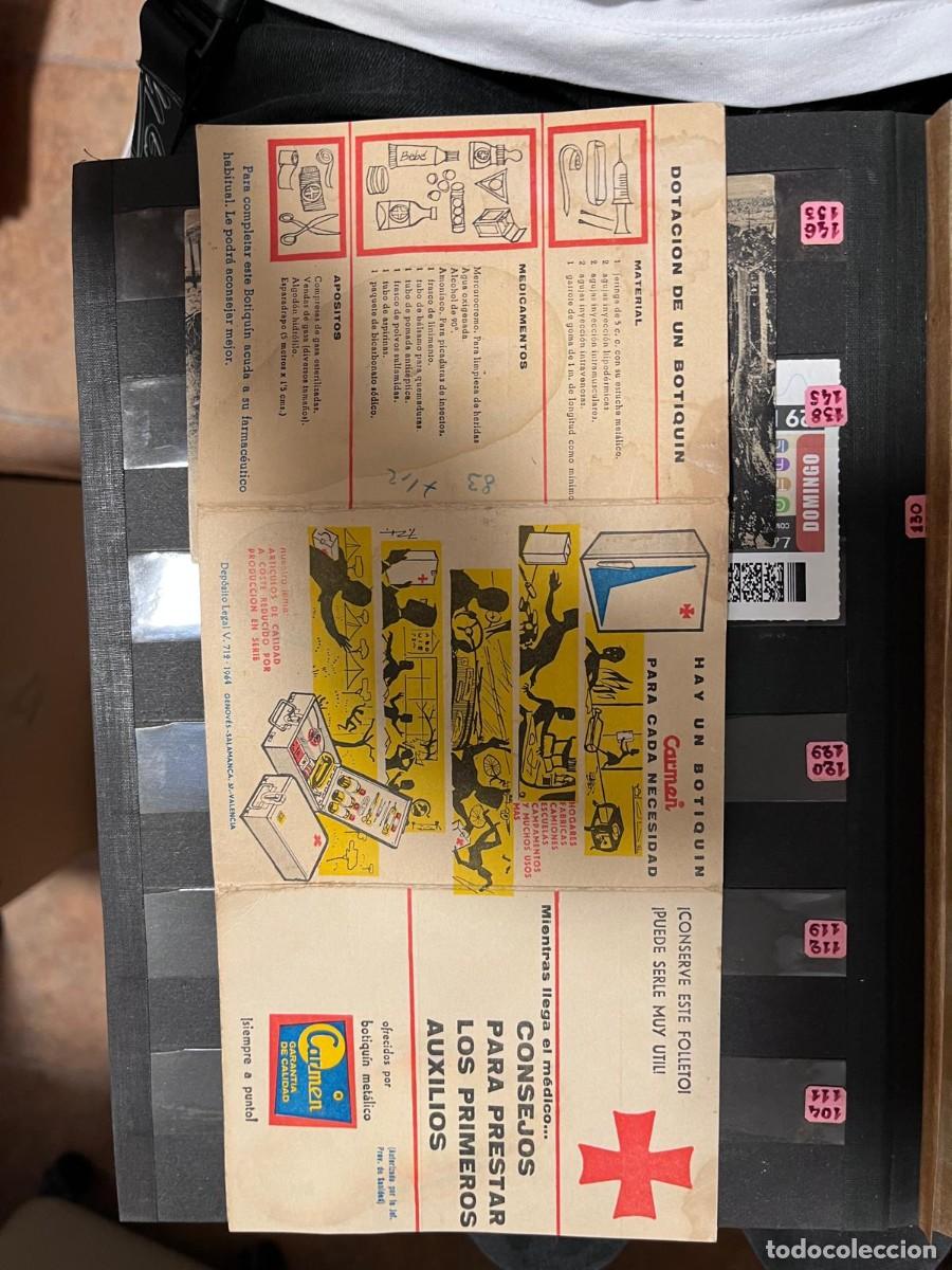 Otros Art&iacute;culos de Coleccionismo en Papel: ANTIGUO folleto plegado primeros auxilios