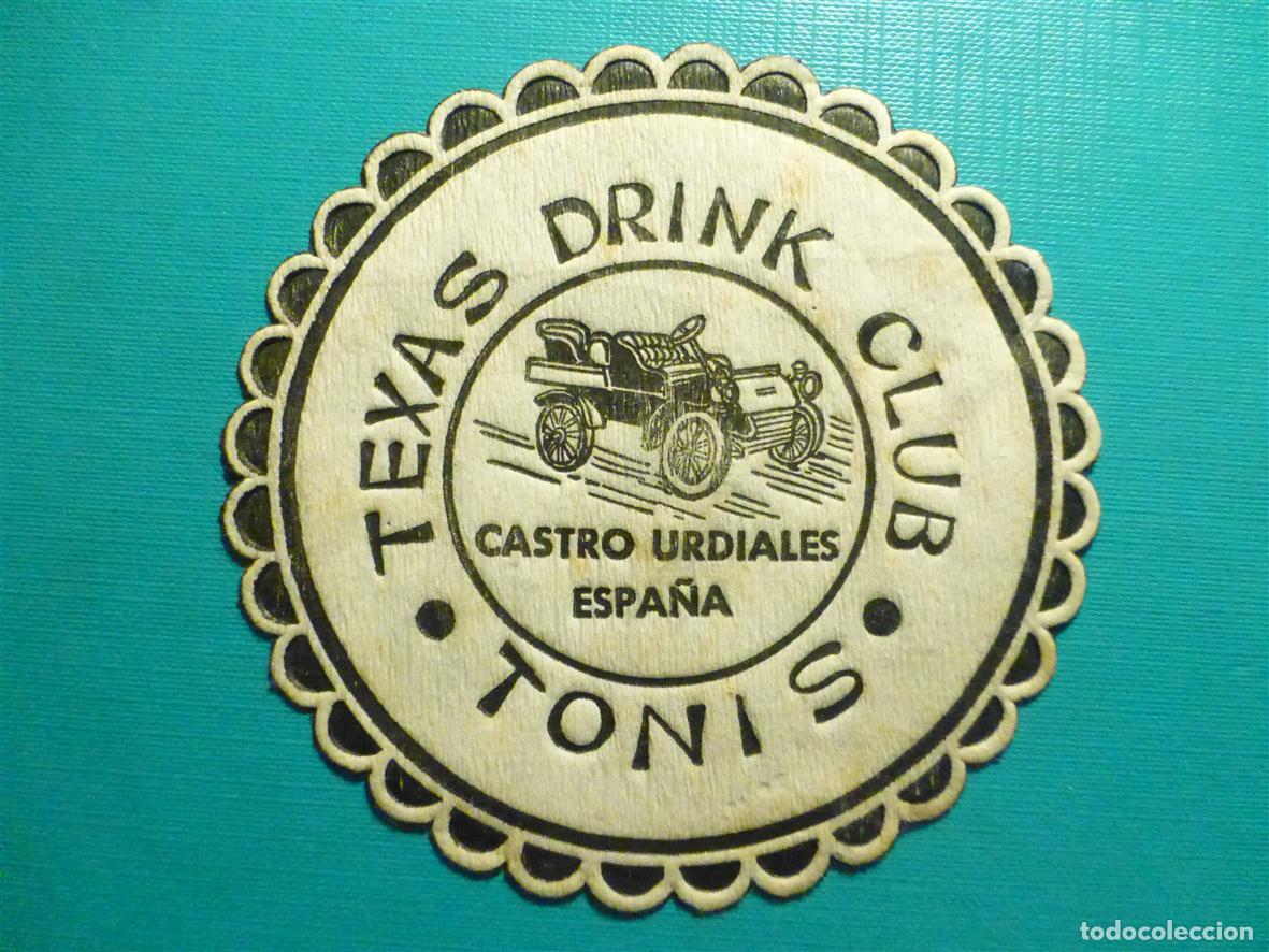 Otros Art&iacute;culos de Coleccionismo en Papel: Posavasos Pubs y Discotecas - Texas Drink Club - Castro Urdiales - Tonis - Toni&acute;s - Cantabria