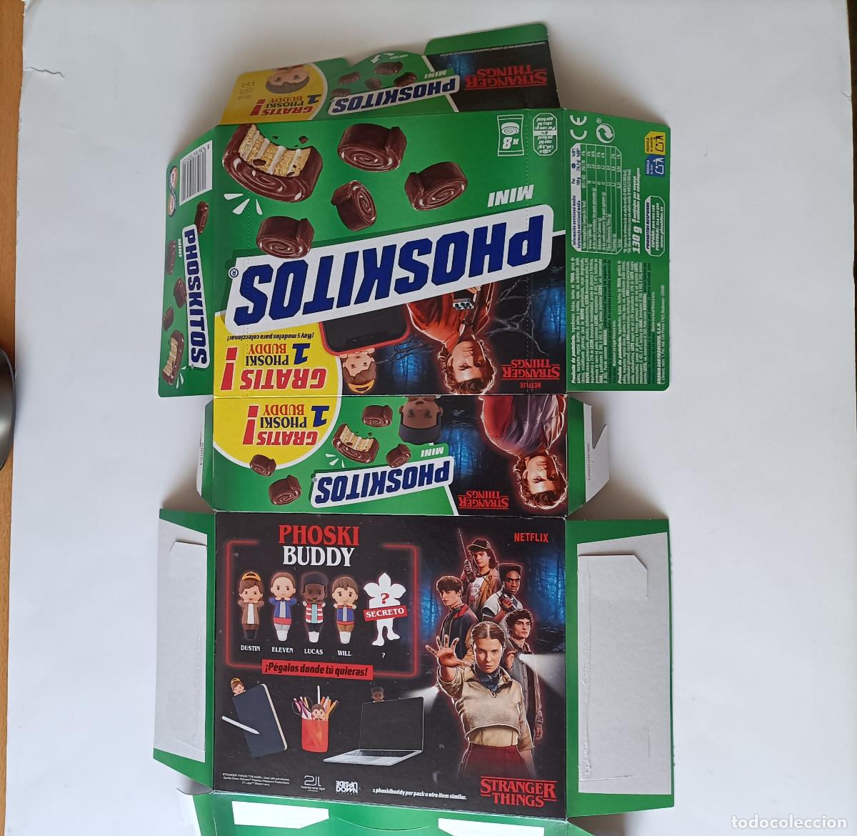 Otros Art&iacute;culos de Coleccionismo en Papel: caja phoskitos mini 2026 stranger things variante steve poskitos netflix