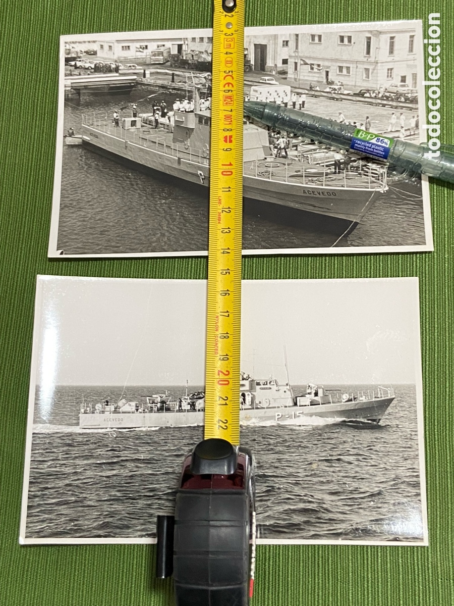 Otros Art&iacute;culos de Coleccionismo en Papel: Fotograf&iacute;as del Patrullero de la Armada Espa&ntilde;ola P-15 Acevedo.