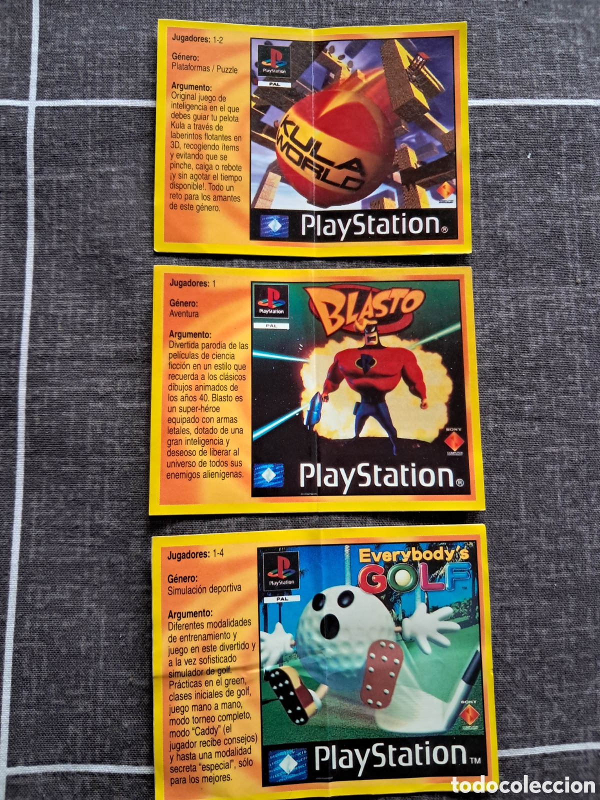 Otros Art&iacute;culos de Coleccionismo en Papel: Bimbo Coleccion de juegos de PlayStation