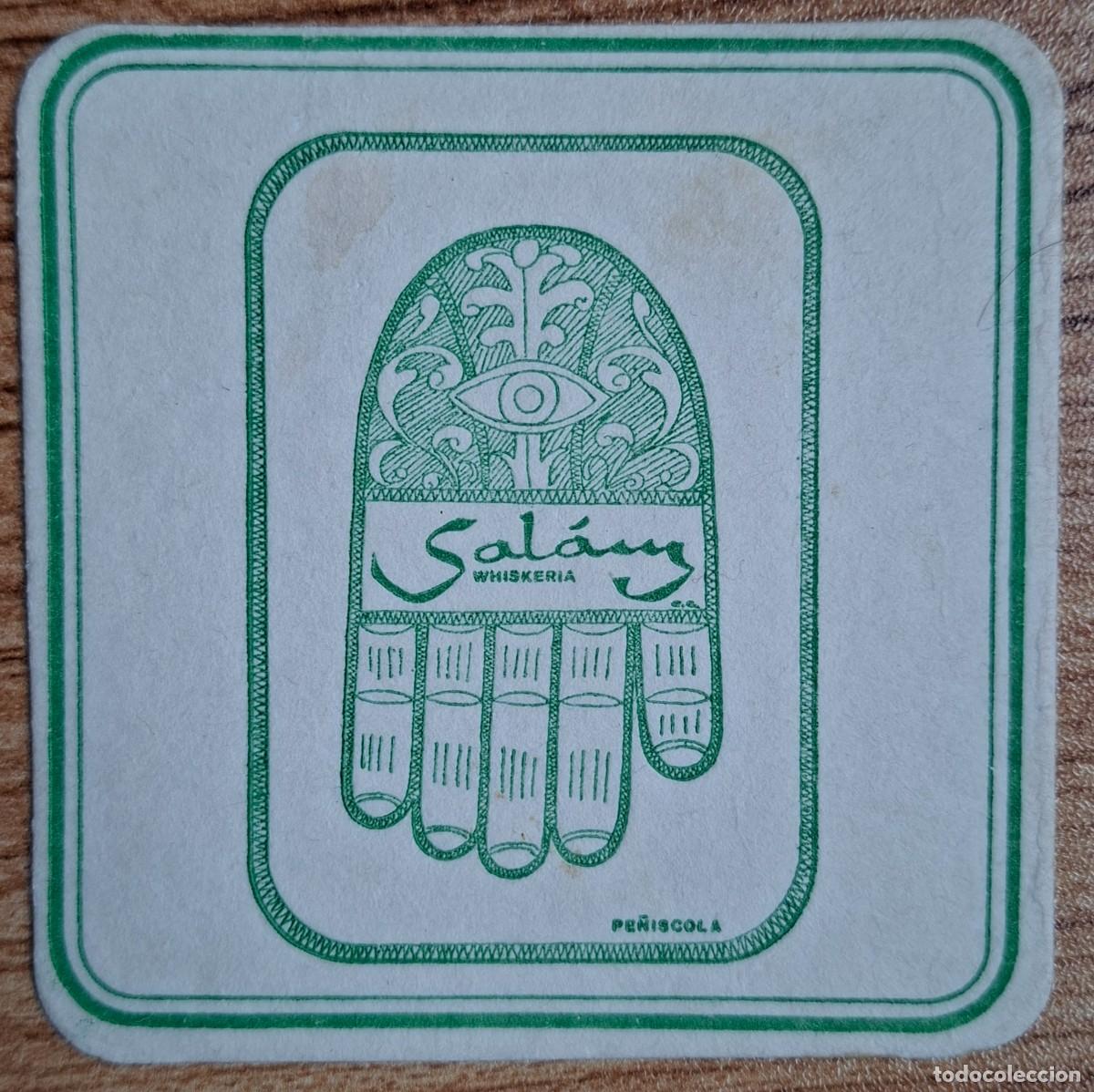 Otros Art&iacute;culos de Coleccionismo en Papel: Posavasos Whiskeria Salam - Pe&ntilde;&iacute;scola (Castell&oacute;n)