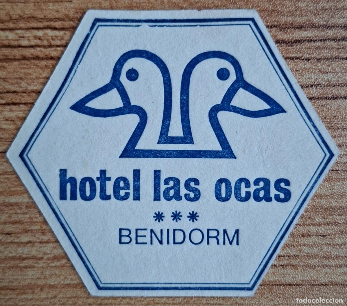 Otros Art&iacute;culos de Coleccionismo en Papel: Posavasos Hotel Las Ocas - Benidorm (Alicante)
