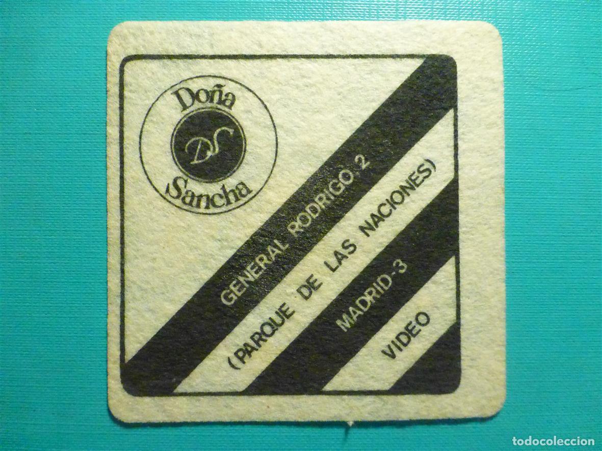 Otros Art&iacute;culos de Coleccionismo en Papel: Posavasos Disco-Bar - Pub - Do&ntilde;a Sancha - General Rodrigo, 2 - Parque de las Naciones - Madrid