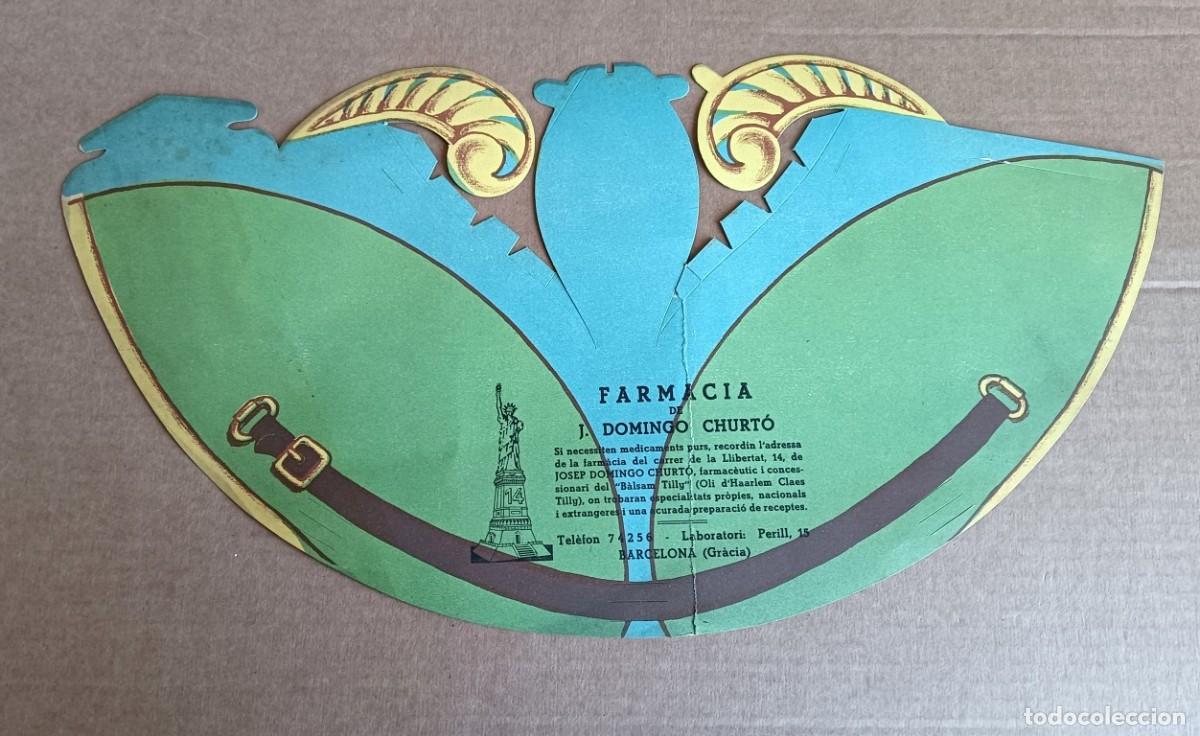 Otros Art&iacute;culos de Coleccionismo en Papel: Gorro - propaganda // Farmacia J. Domingo Churt&oacute; &ndash; Barcelona