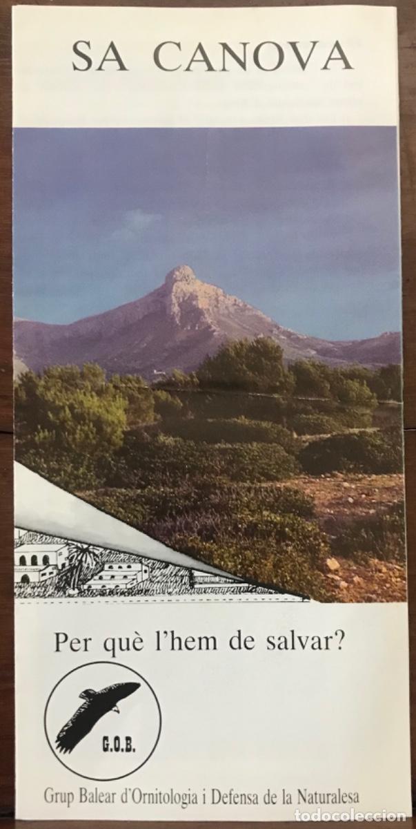 Otros Art&iacute;culos de Coleccionismo en Papel: SA CANOVA. Per qu&egrave; l'hem de salvar? - A&ntilde;os 80 - G.O.B. (Grup Balear d'Ornitologia i Defensa de la N