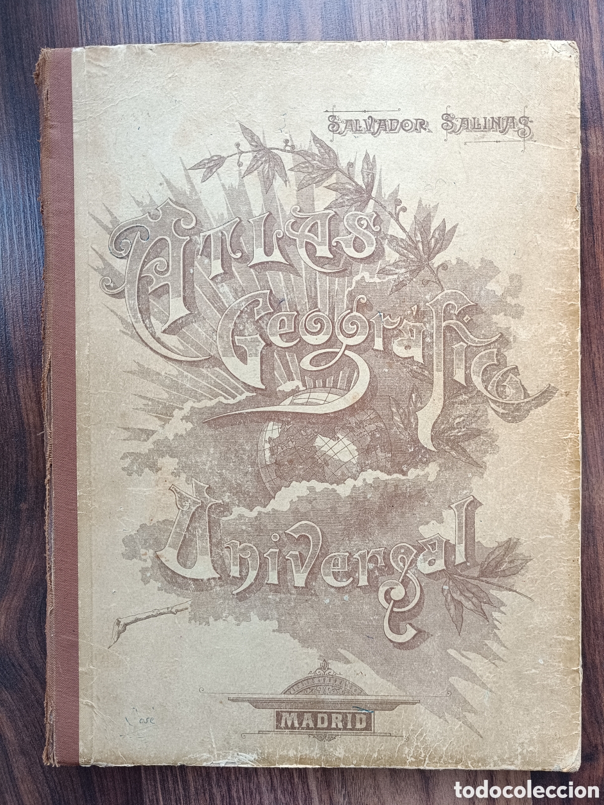 Altri oggetti di carta: Atlas universal Salvador Salinas 1956.