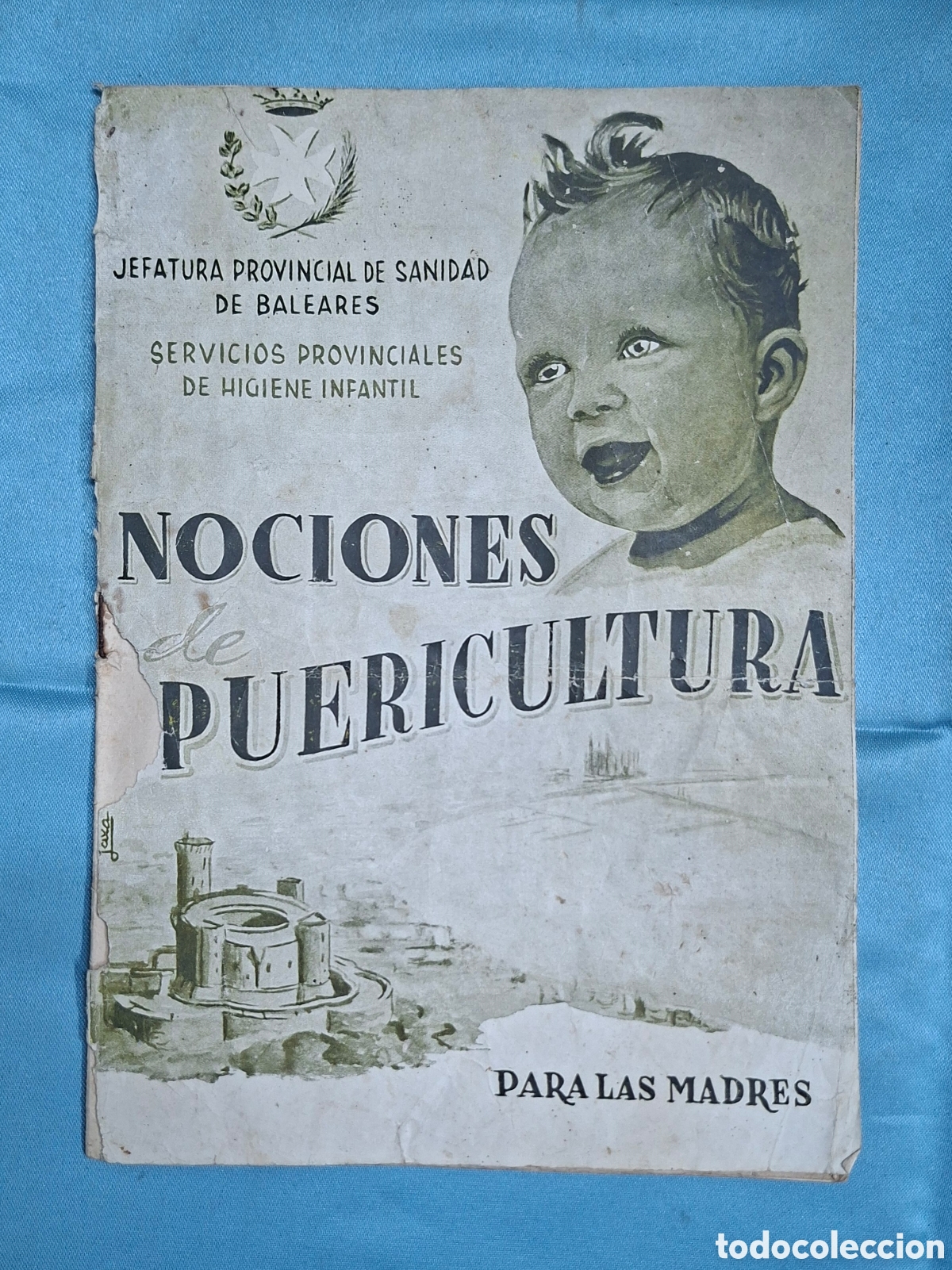 Otros Art&iacute;culos de Coleccionismo en Papel: Antiguo Folleto &rdquo;Nociones de Puericultura&rdquo; - Jefatura de Sanidad de Baleares - A&ntilde;os 40/50