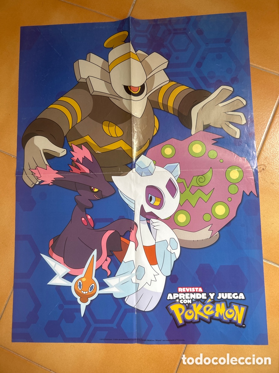 Otros Art&iacute;culos de Coleccionismo en Papel: P&oacute;ster pokemon de la revista aprende y juega