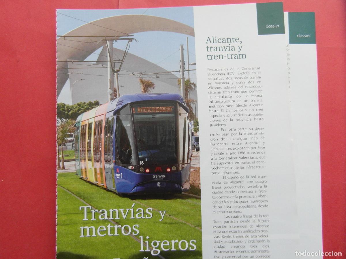 Outros artigos de papel: ARTICULO 2009 - REF: ARTTREN02 - TRANVIA ALICANTE BARCELONA BILBAO CADIZ JAEN VELEZ METRO MADRID