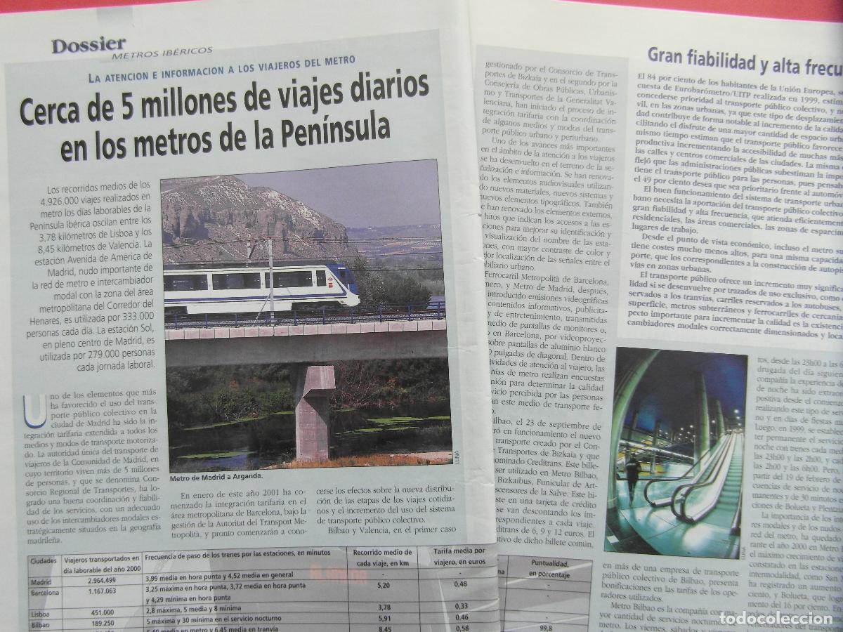 Otros Art&iacute;culos de Coleccionismo en Papel: ARTICULO 2001 - REF: ARTTREN02 - METRO IBERICOS MADRID VALENCIA PORTUGAL- EL MATARRANYA VAL DE ZAFAN