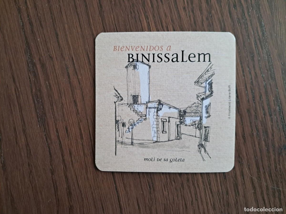Otros Art&iacute;culos de Coleccionismo en Papel: posavasos de publicidad, Bienvenidos a Binissalem, Mol&iacute; de sa goleta, Mallorca.