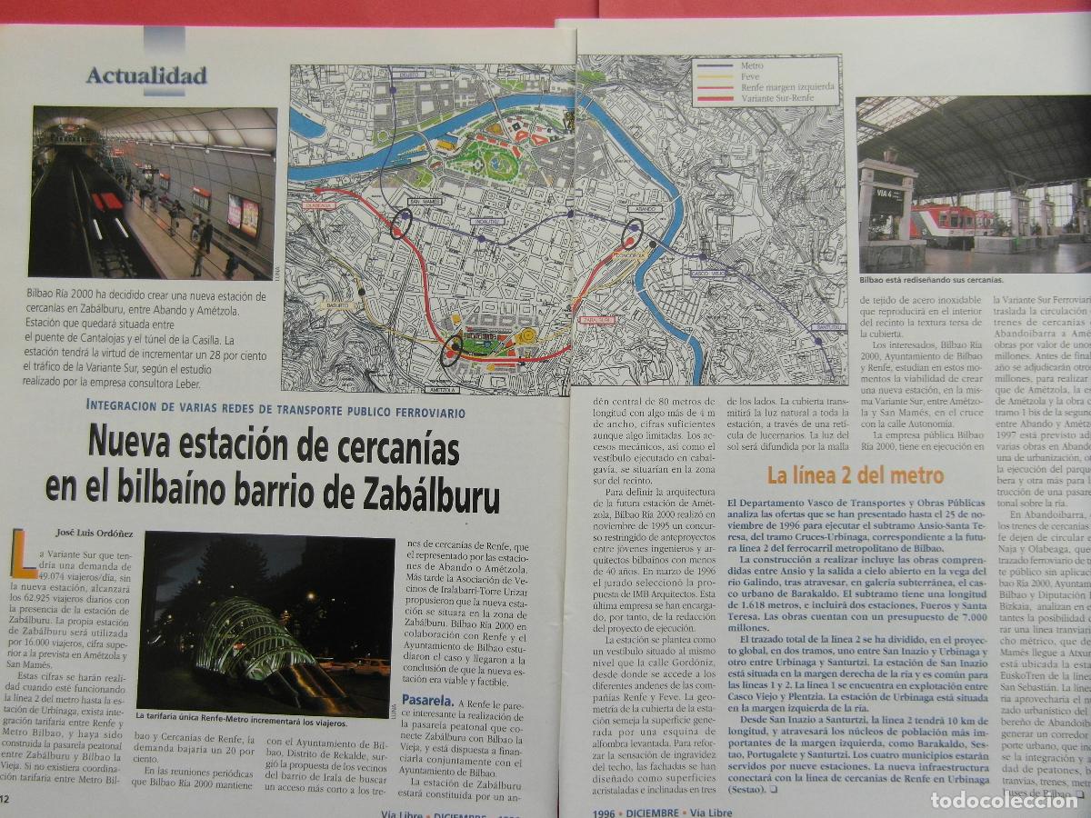 Paper Collecting Others: ARTICULO 1996 - REF: ARTTREN02 - NUEVA ESTACION BILBAO BARRIO ZABALBURU - 2 PAGINAS