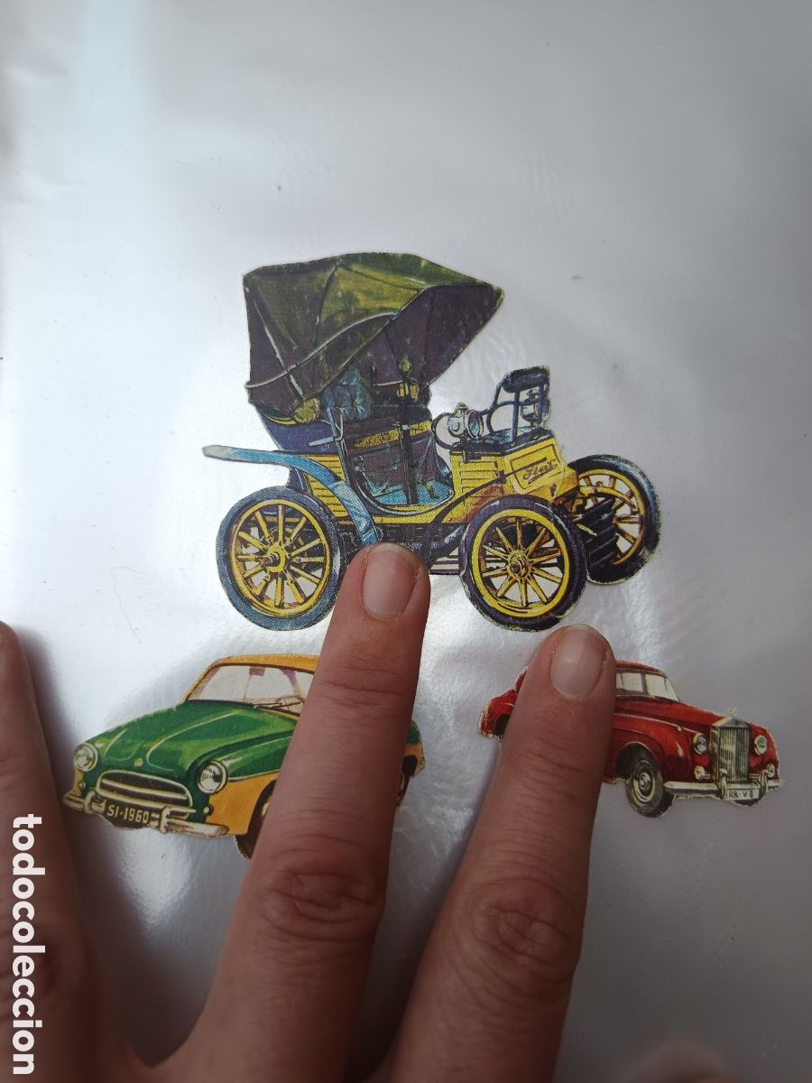 Otros Art&iacute;culos de Coleccionismo en Papel: Recortes coches antiguos