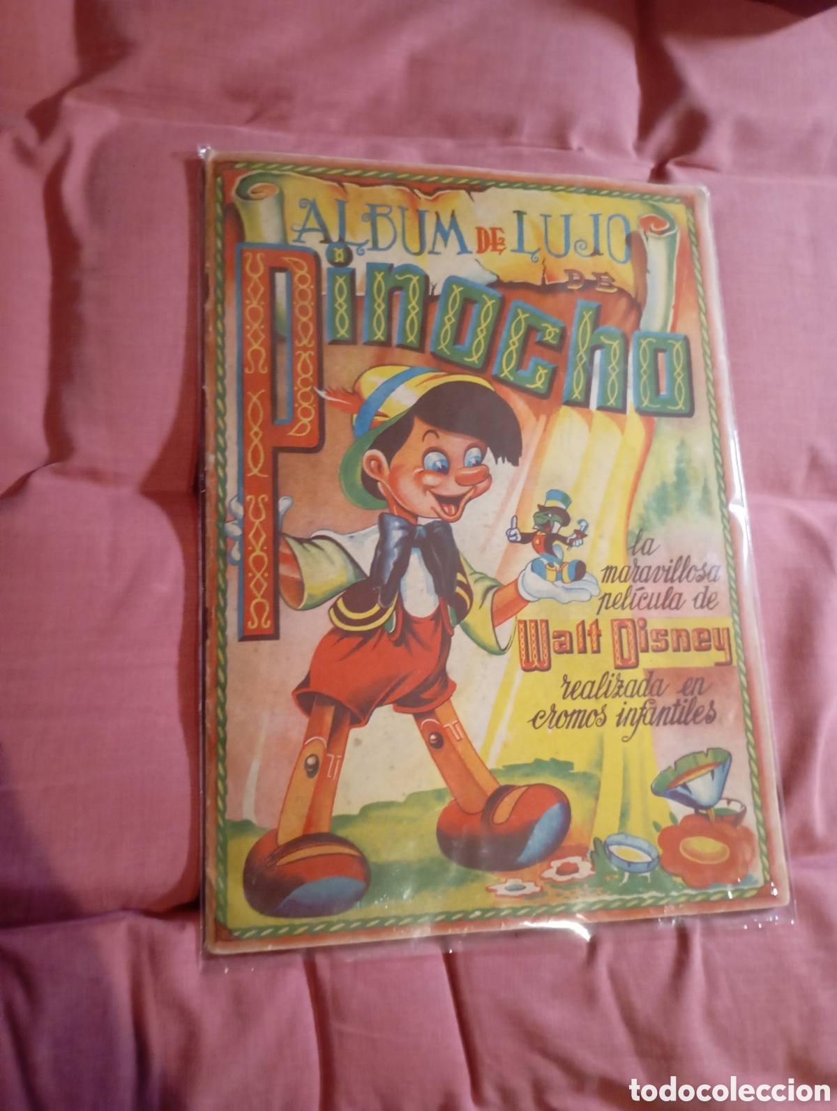 Altri oggetti di carta: Album de lujo de pinocho ,como nuevo!!