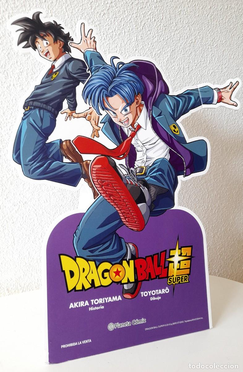 Otros Art&iacute;culos de Coleccionismo en Papel: Display cart&oacute;n Dragon Ball Super Akira Toriyama Toyotaro Planeta C&oacute;mic figura troquelado tienda 58cm
