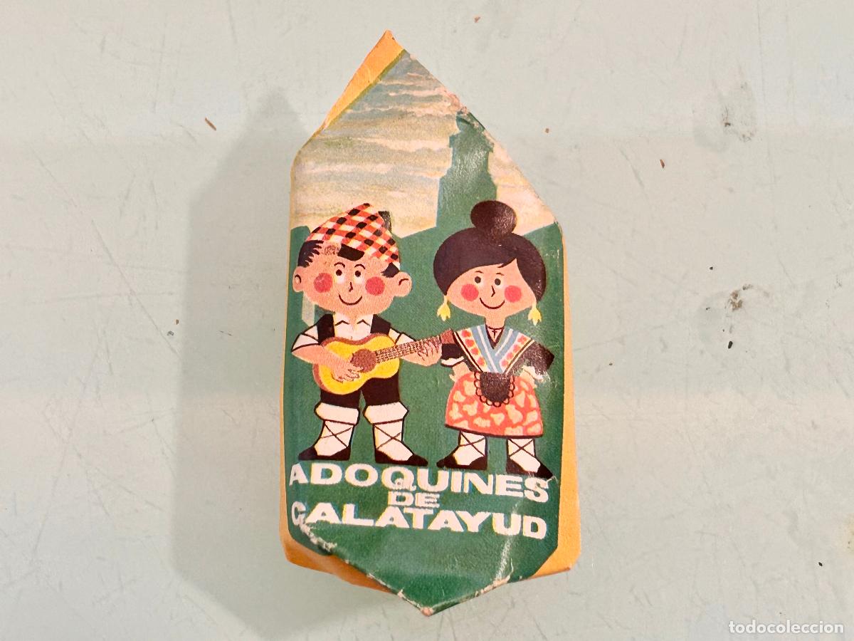 Otros Art&iacute;culos de Coleccionismo en Papel: ADOQUINES DE CALATAYUD-INDUSTRIAS LA SUIZA A&Ntilde;OS 60/70-CARAMELO PL&Aacute;TANO -PAPEL ENVOLTORIO-4