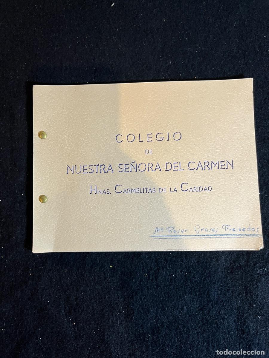 Otros art&iacute;culos de coleccionismo en papel: &Aacute;lbum escolar Mis Deberes 1959 1960 Carmelitas Caridad Vilafranca Espa&ntilde;a Religi&oacute;n