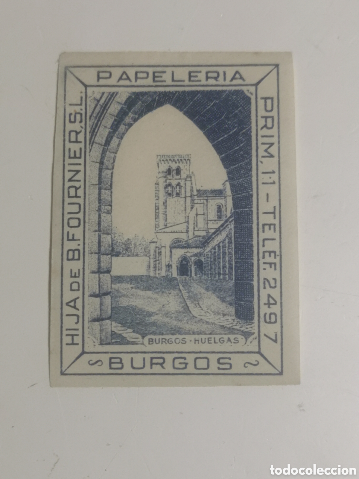 Otros Art&iacute;culos de Coleccionismo en Papel: Vi&ntilde;etas Burgos ( hija B. Fournier).