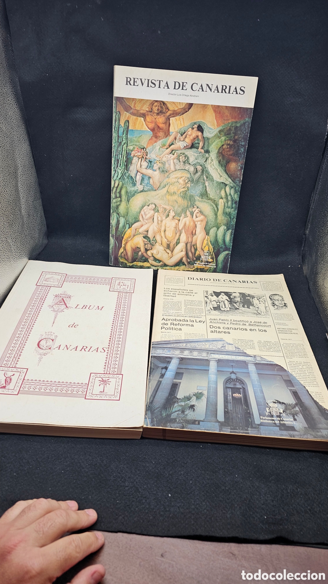 Otros Art&iacute;culos de Coleccionismo en Papel: &Aacute;lbum/ Diario y Revista de Canarias d&eacute;cada de los 80