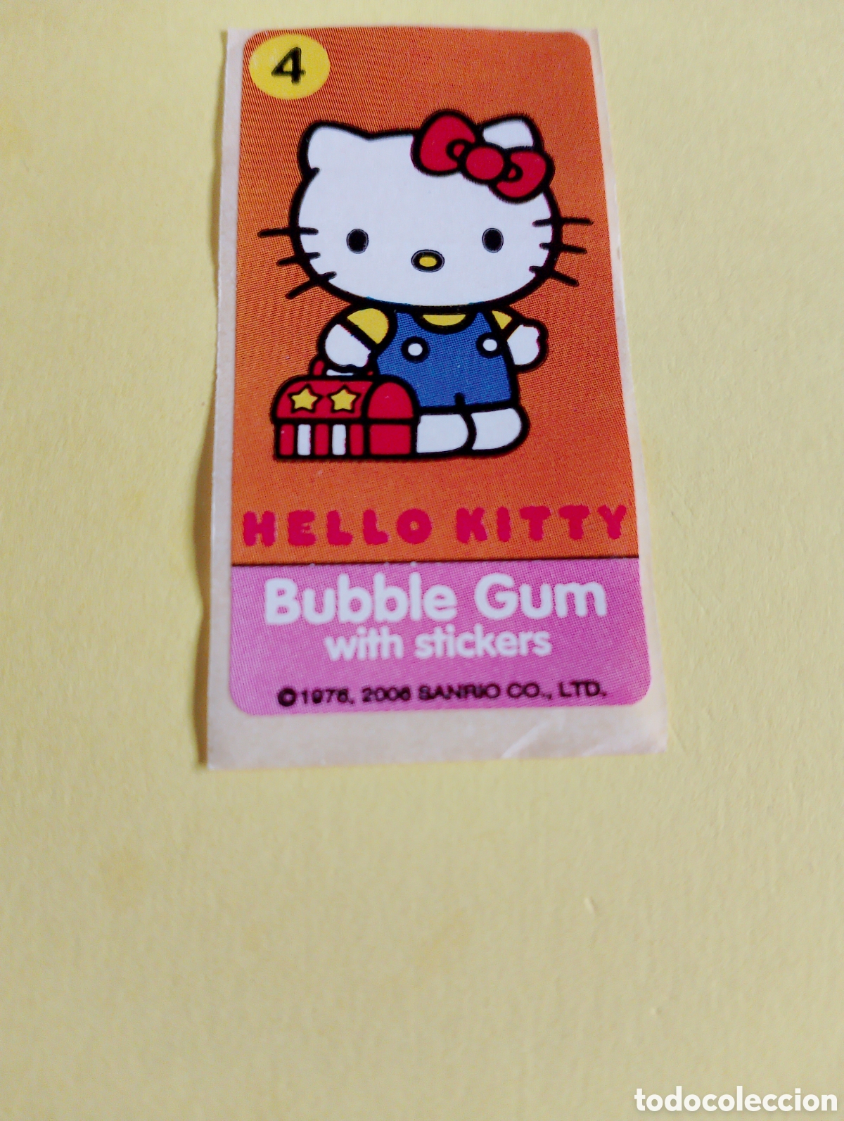 Otros Art&iacute;culos de Coleccionismo en Papel: Chicles 4 hello Kitty chicles