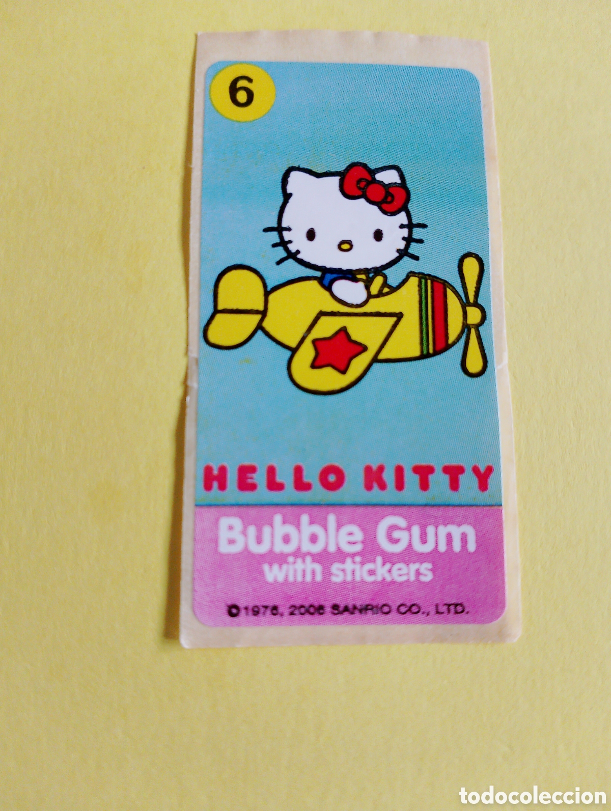 Otros Art&iacute;culos de Coleccionismo en Papel: Chicles 6 hello Kitty chicles