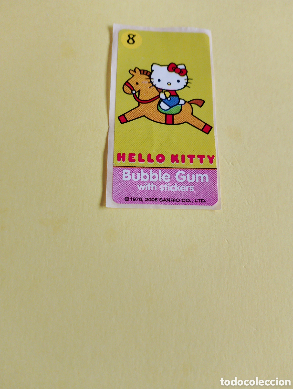 Otros Art&iacute;culos de Coleccionismo en Papel: Chicles 8 hello Kitty chicles
