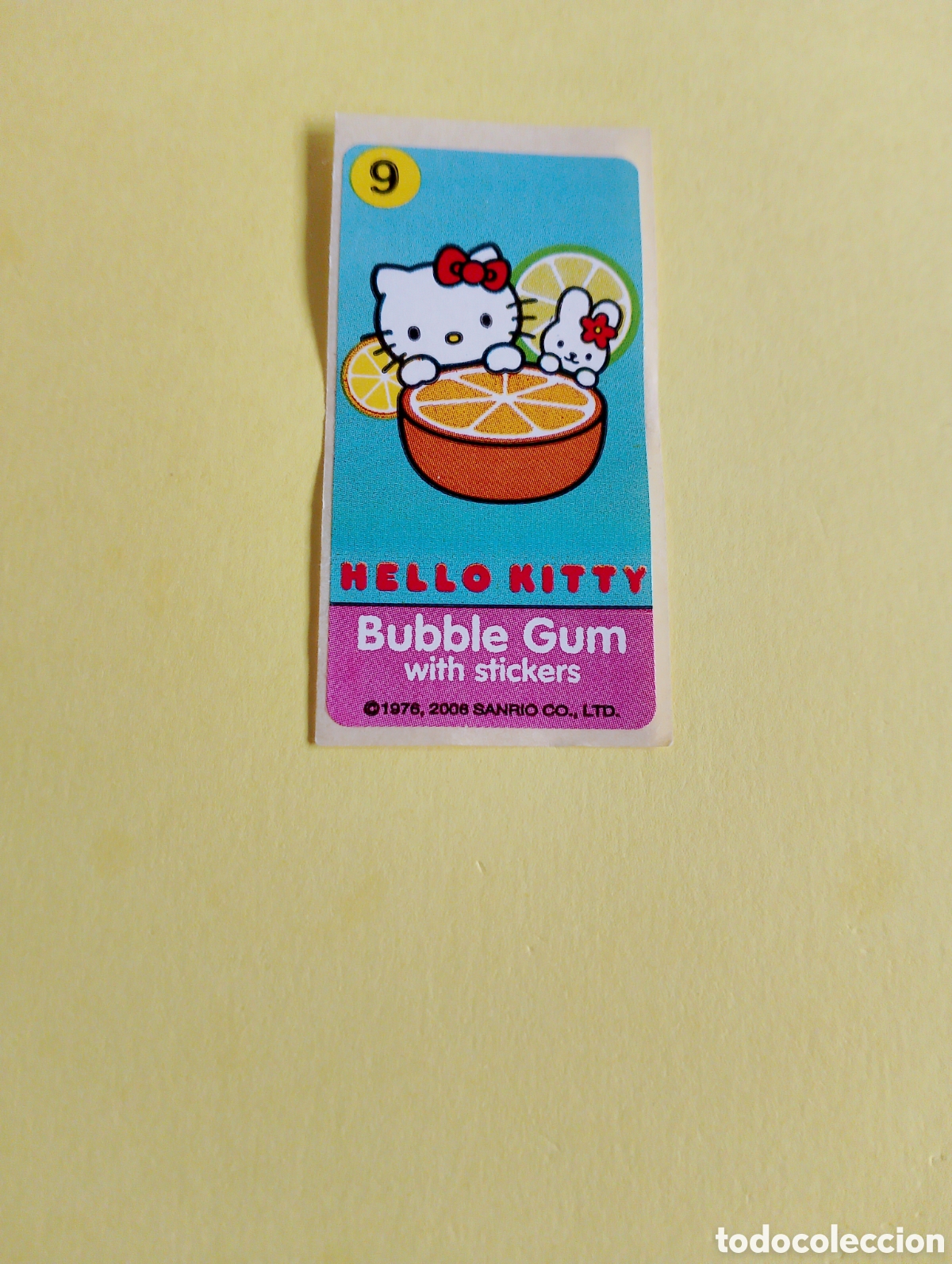 Otros Art&iacute;culos de Coleccionismo en Papel: Chicles 9 hello Kitty chicles