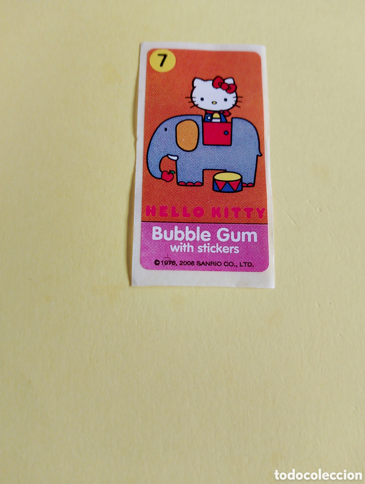 Otros Art&iacute;culos de Coleccionismo en Papel: Chicles 7 hello Kitty chicles