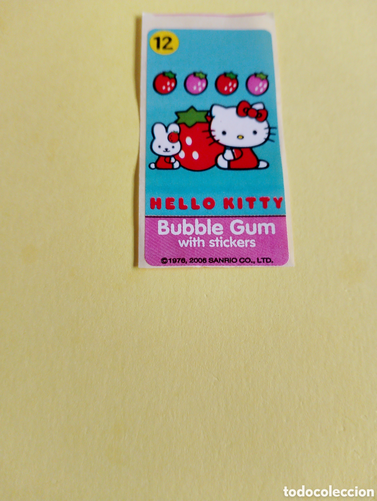 Otros Art&iacute;culos de Coleccionismo en Papel: Chicles 12 hello Kitty chicles