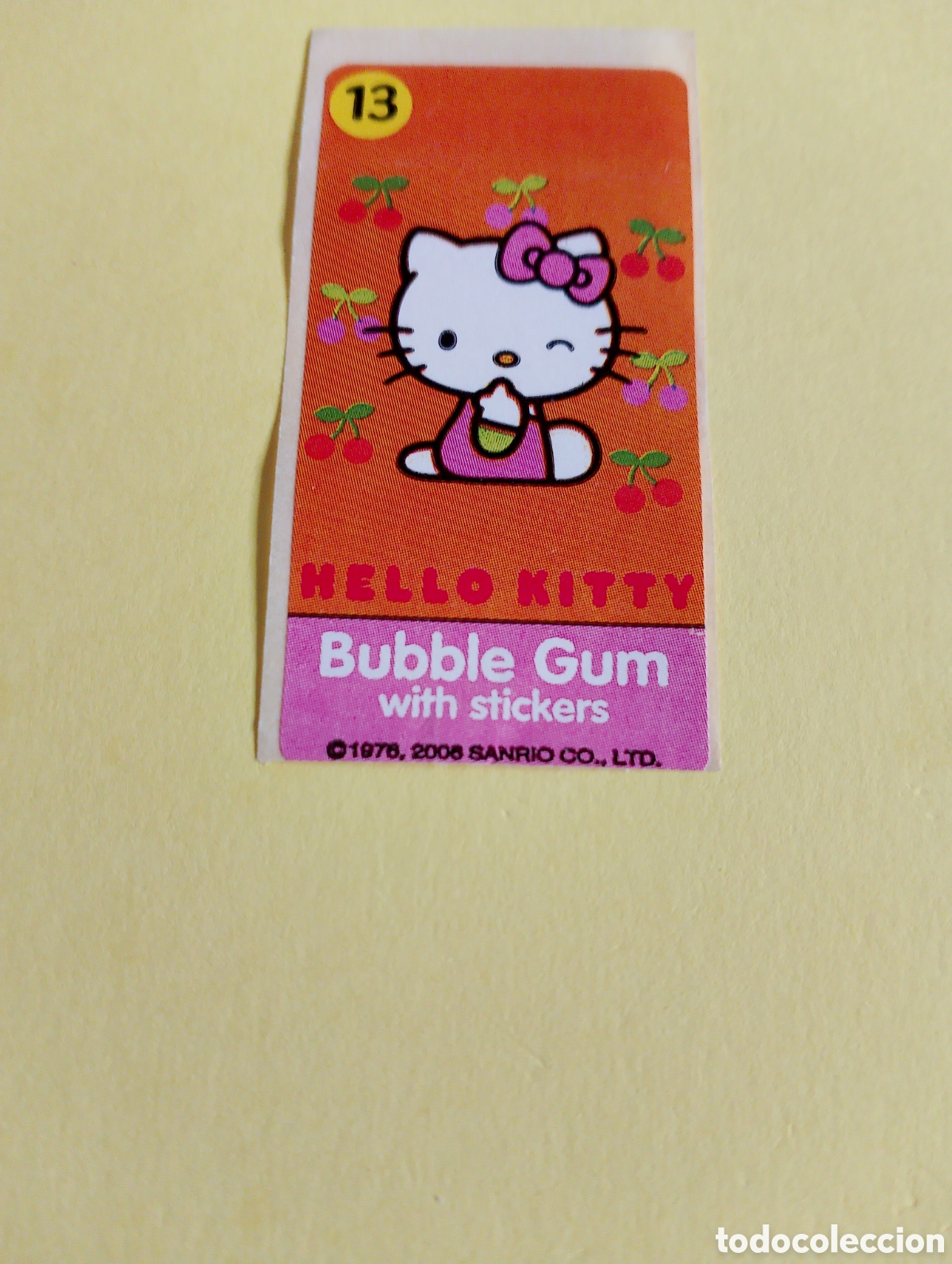 Otros Art&iacute;culos de Coleccionismo en Papel: Chicles 13 hello Kitty chicles
